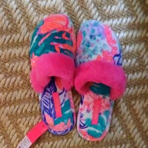 Lilly Pulitzer Plush Clara Slippers 7/8